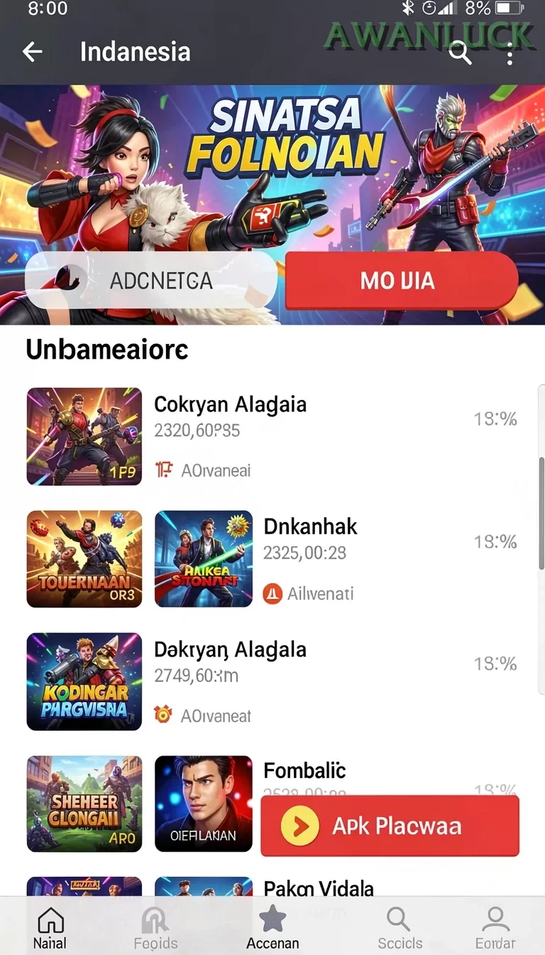 Cuplikan layar CAHAYATOTO — pengaturan akun