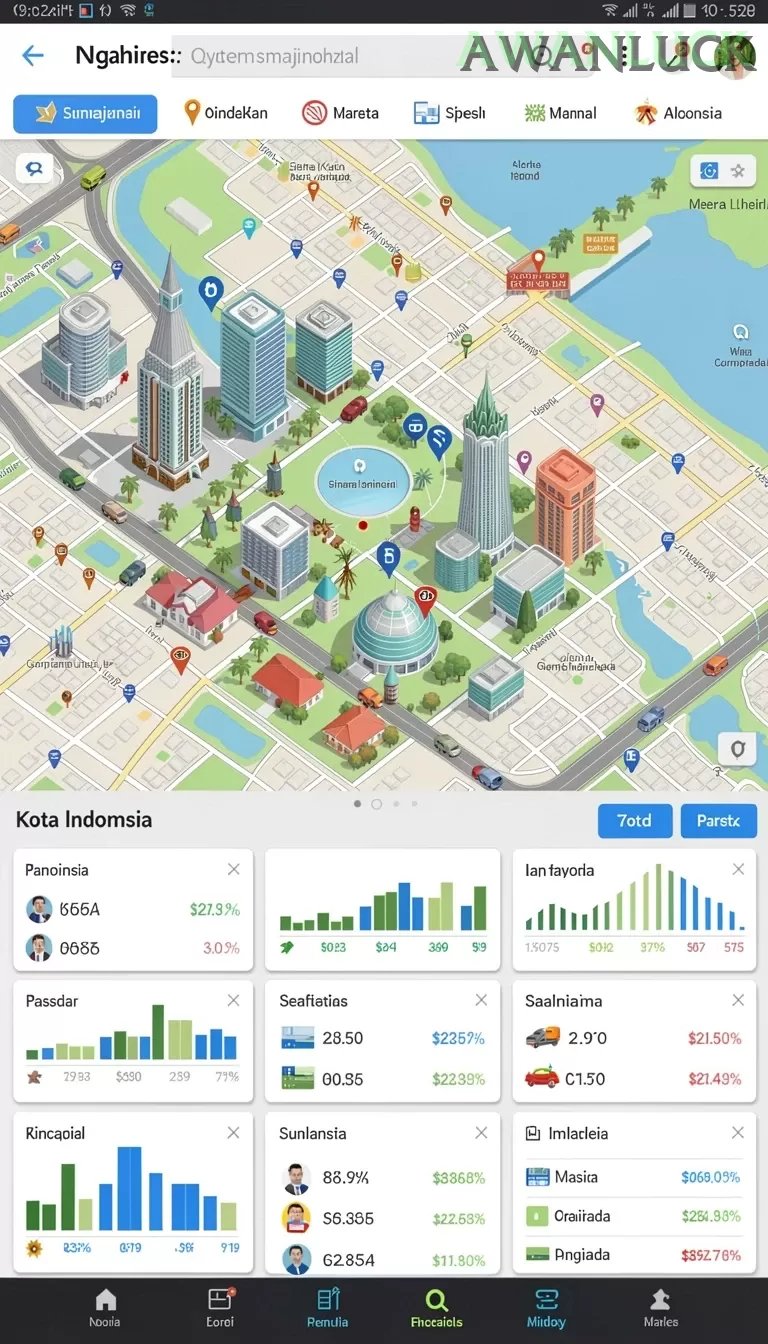 Cuplikan layar MANCINGDUIT — menu navigasi